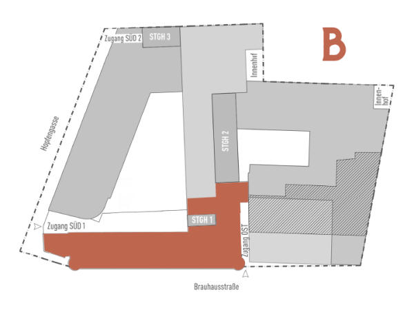 B – BRAUHAUSZEILE